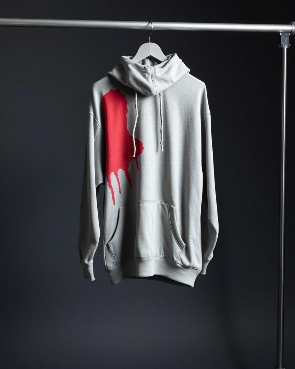 Bleedout Hoodie lookbook frame